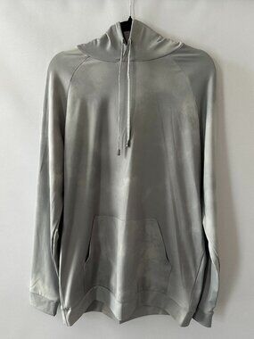 Grayson & Dunn Light Gray Mens Large Performance Stretch Golf Hoodie